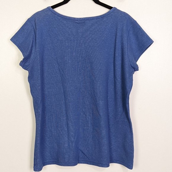 Patagonia Scoop Neck Organic Cotton Tee Size L - Picture 2 of 5